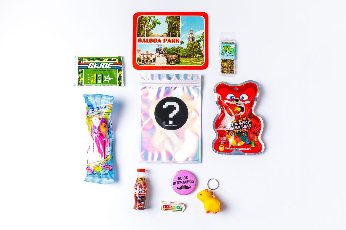 Retro toys, sunglasses and surprises from a mystery box